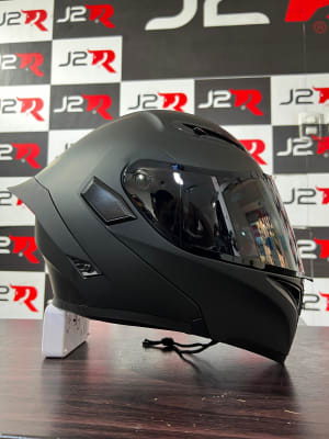 CASCO ABATIBLE SOMAN NEGRO MATE - SM9551