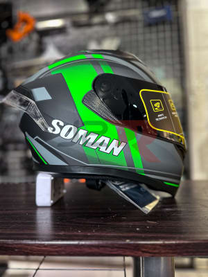 CASCO INTEGRAL SOMAN PHANTOM VERDE/NEGRO1
