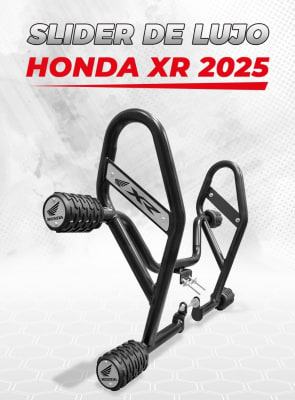 SLIDER DE LUJO HONDA XR150 / XR190 DOBLE TOPE (2020-25) -LM1