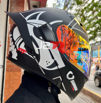 CASCO ABATIBLE SOMAN BULL DOG VISOR REVO4