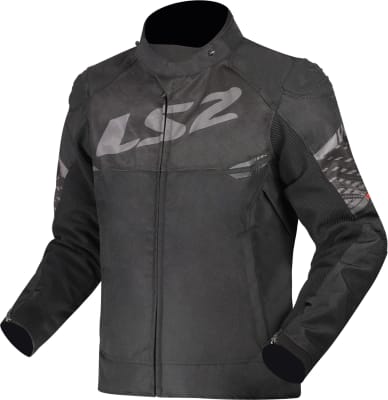 CASACA LS2 APEX HOMBRE NEGRO / GRIS OSCURO1