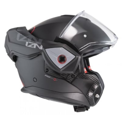 CASCO ABATIBLE NZI FASTBACK DUO SOLID  NEGRO MATE1