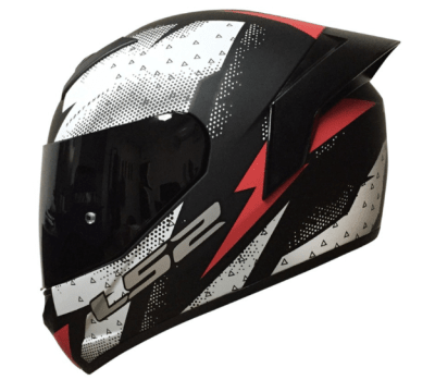CASCO INTEGRAL NS352 THUNDER BLANCO MATE/ROJO1