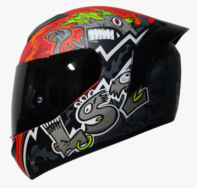 CASCO INTEGRAL LS2 NS352 HIPST NEGRO MATE/GRIS/ROJO1