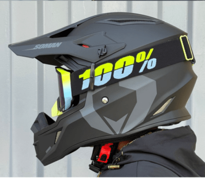 CASCO CROSS SOMAN NEGRO MATE C/LENTES1