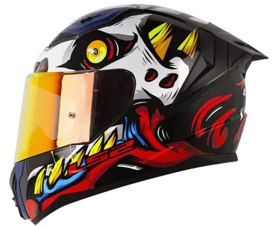 CASCO INTEGRAL LS2 FF810 XKULL NEGRO/ROJO1