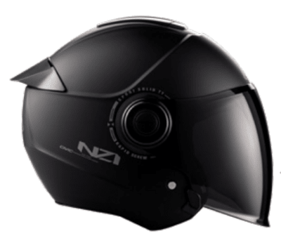 CASCO ABIERTO NZI CIVIC STREAM NEGRO MATE1