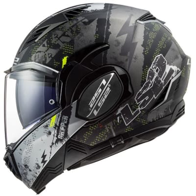 CASCO ABATIBLE LS2 FF900 VALIANT II GRIPPER TITANEO MATE5