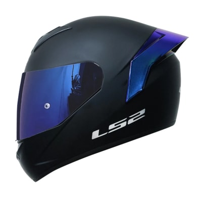 CASCO INTEGRAL LS2 NS352 NEGRO MATE SAFIRO AZUL1