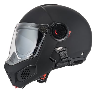 CASCO ABATIBLE NZI MINIMOD DUO NEGRO MATE1