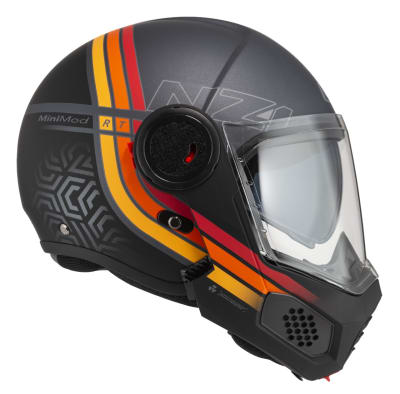 CASCO ABATIBLE NZI MINIMOD DUO WATSON ANTRACITA NEGRO / ANTRACITA MATE1