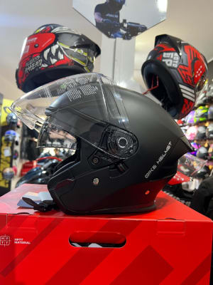 CASCO ABIERTO GIKE NEGRO MATE1