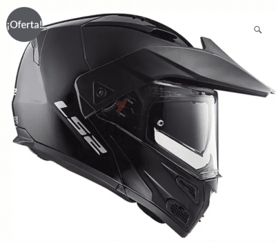 CASCO ABATIBLE LS2 FF324 METRO EVO NEGRO BRILLO4