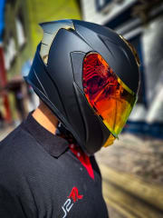 CASCO INTEGRAL LOGAN K2 SAFIRO DORADO