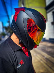 CASCO INTEGRAL LOGAN K2 SAFIRO ROJO