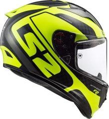 CASCO INTEGRAL LS2 FF323 ARROW C EVO STING CARBONO VINO AMARILLO C/ PINLOCK