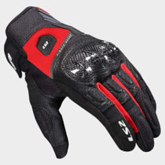 GUANTES LS2 ATOM NEGRO / ROJO