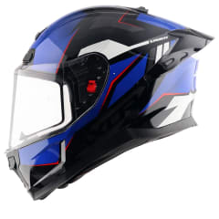 CASCO INTEGRAL AXOR SABER SHADOW AZUL/NEGRO MATE