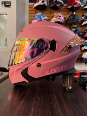 CASCO ABATIBLE LOGAN L1 PALO ROSA SAFIRO DORADO