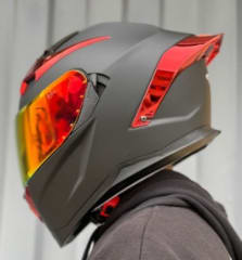 CASCO INTEGRAL K1 LOGAN SAFIRO ROJO