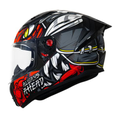 CASCO INTEGRAL LS2 FF810 DRILLOX GRIS MATE / ROJO
