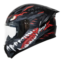 CASCO INTEGRAL LS2 FF810 KAIJU NEGRO / ROJO /  BLANCO