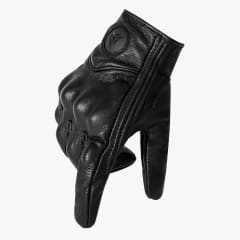 GUANTES DE CUERO MOTOWOLF LISO