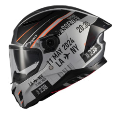 CASCO INTEGRAL AXXIS PHANTER PASSENGER BLANCO GRIS