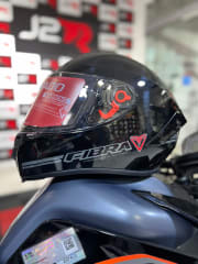 CASCO INTEGRAL FIBRA GIGA NEGRO SOLID BRILLO