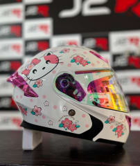 CASCO ABATIBLE LOGAN L1 KELLO KITTY