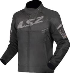 CASACA LS2 APEX HOMBRE NEGRO / GRIS OSCURO