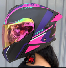 CASCO ABATIBLE STWIN ROSA