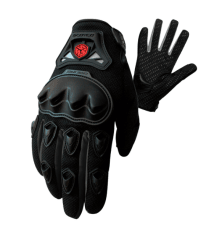 GUANTES SCOYCO MC29 NEGRO REFORZADO