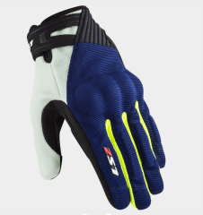 GUANTES LS2 DART2 HOMBRE AZUL / AMARILLO
