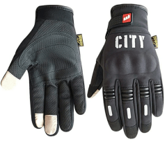 GUANTES CITY IMPERMEABLE NEGRO