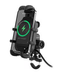 PORTACELULAR MOTOWOLF 8 AGARRES CON CARGA INALAMBRICA