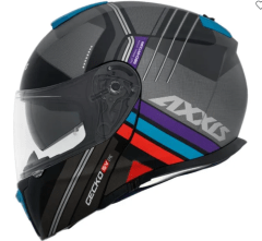 CASCO ABATIBLE AXXIS GECKO SV EPIC B1 NEGRO MATE