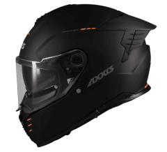 CASCO INTEGRAL AXXIS HAWK SV EVO SOLID A1 NEGRO MATE
