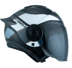CASCO ABIERTO ONE BIT STREAM THUNDER  NEGRO/BLANCO