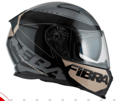 CASCO ABATIBLE TERA DUO KARMA NEGRO / ANTRANCITA