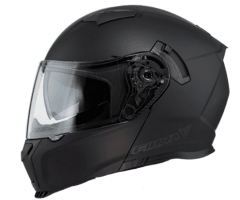 CASCO ABATIBLE FIBRA TERA DUO NEGRO MATE