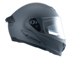 CASCO ABATIBLE FIBRA ATTO DUO C/ LUZ LED ANTRACITA MATE