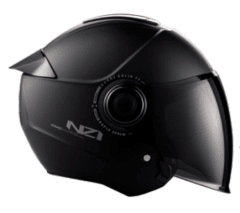 CASCO ABIERTO NZI CIVIC STREAM NEGRO MATE