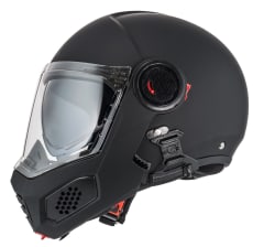 CASCO ABATIBLE NZI MINIMOD DUO NEGRO MATE