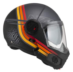 CASCO ABATIBLE NZI MINIMOD DUO WATSON ANTRACITA NEGRO / ANTRACITA MATE