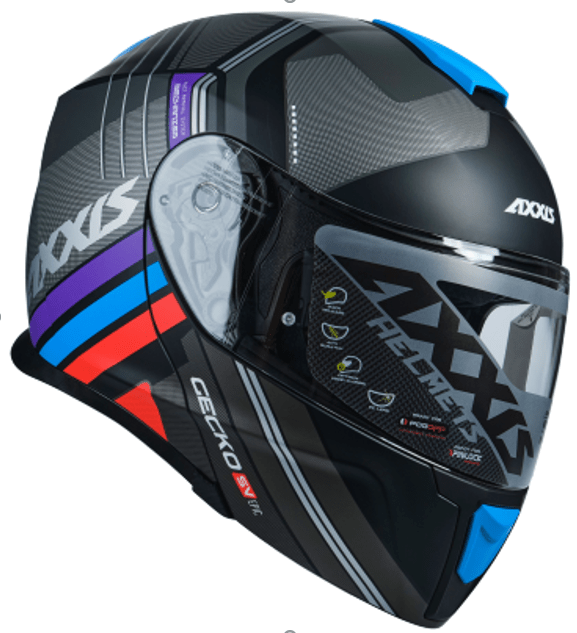 CASCO ABATIBLE AXXIS GECKO SV EPIC B1 NEGRO MATE | j2r.pe