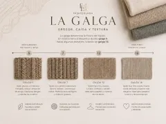 La galga en prendas tejidas: grosor, caída y textura