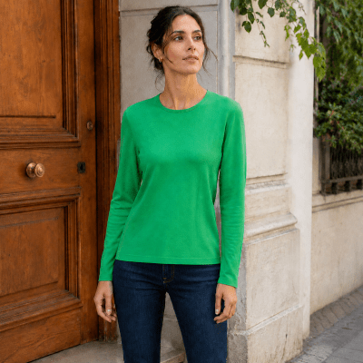 Sweater cuello redondo mujer Diana D221