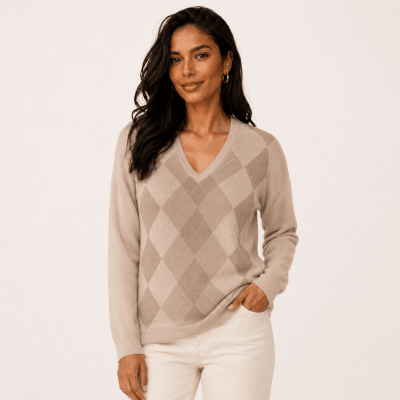 Sweater cuello V instarcia mujer Diana D15341