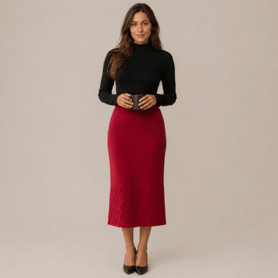 Falda midi fantasía mujer Flch F13801